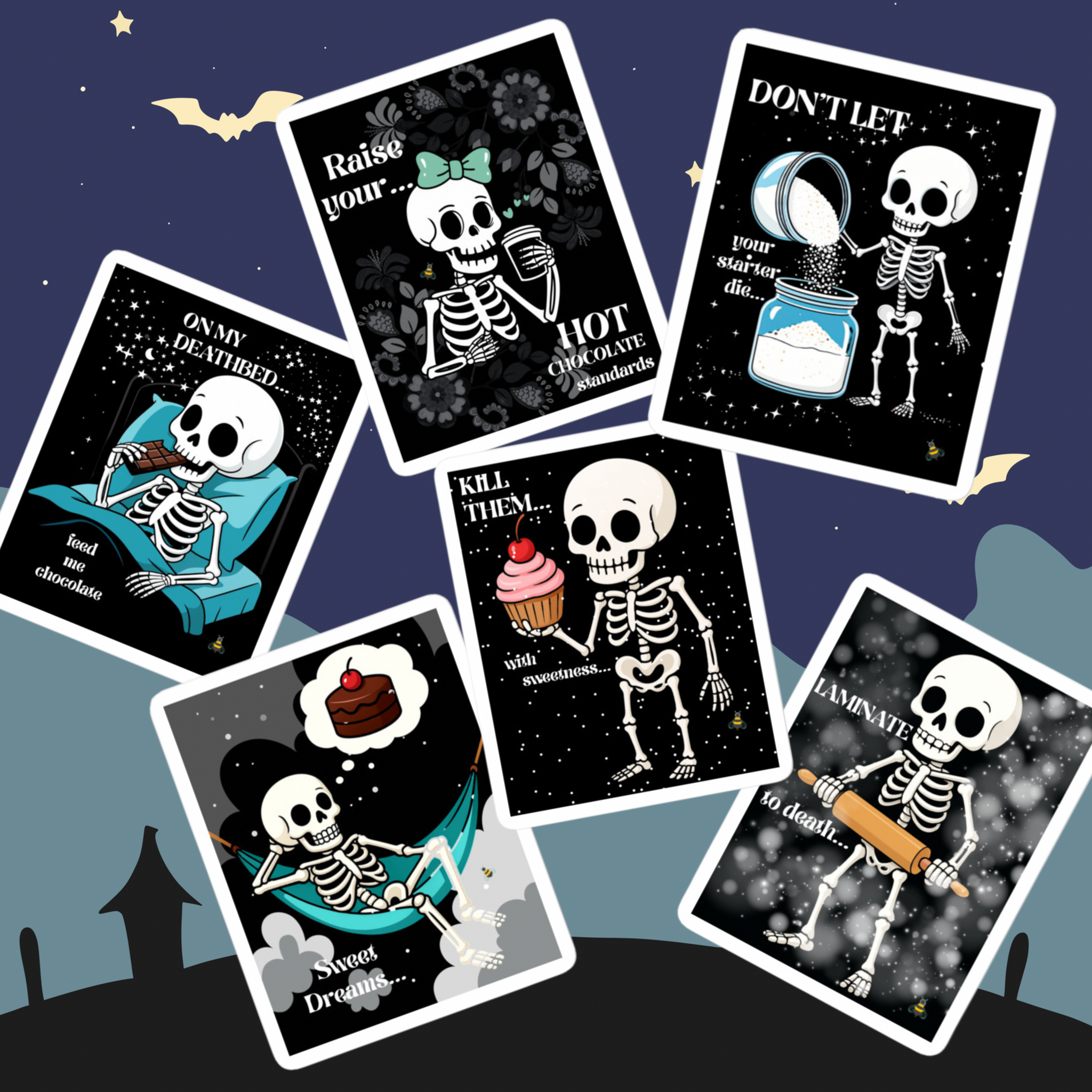 Skeleton Sticker Bundle