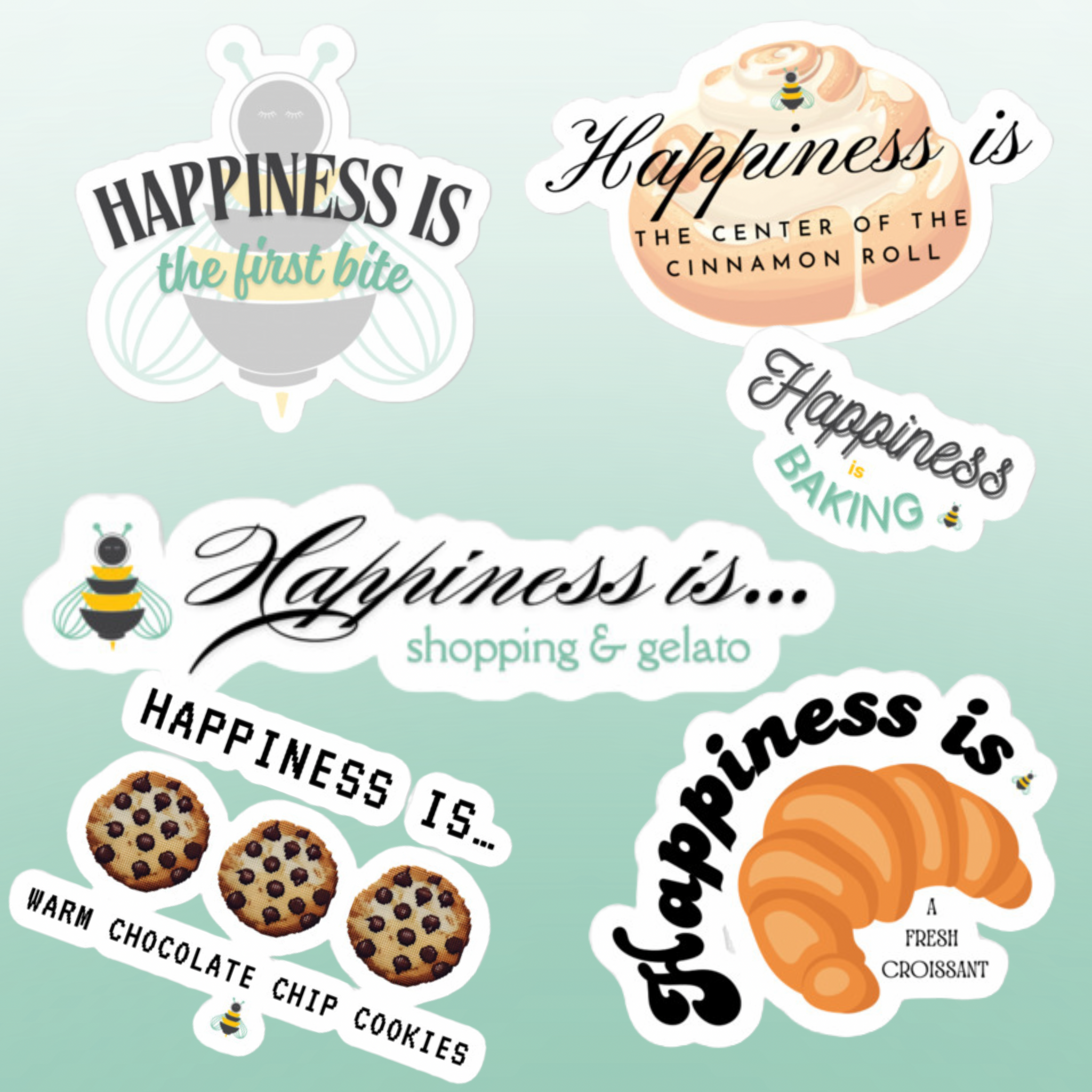 Happiness Is - Collection 1 Sticker Bundle