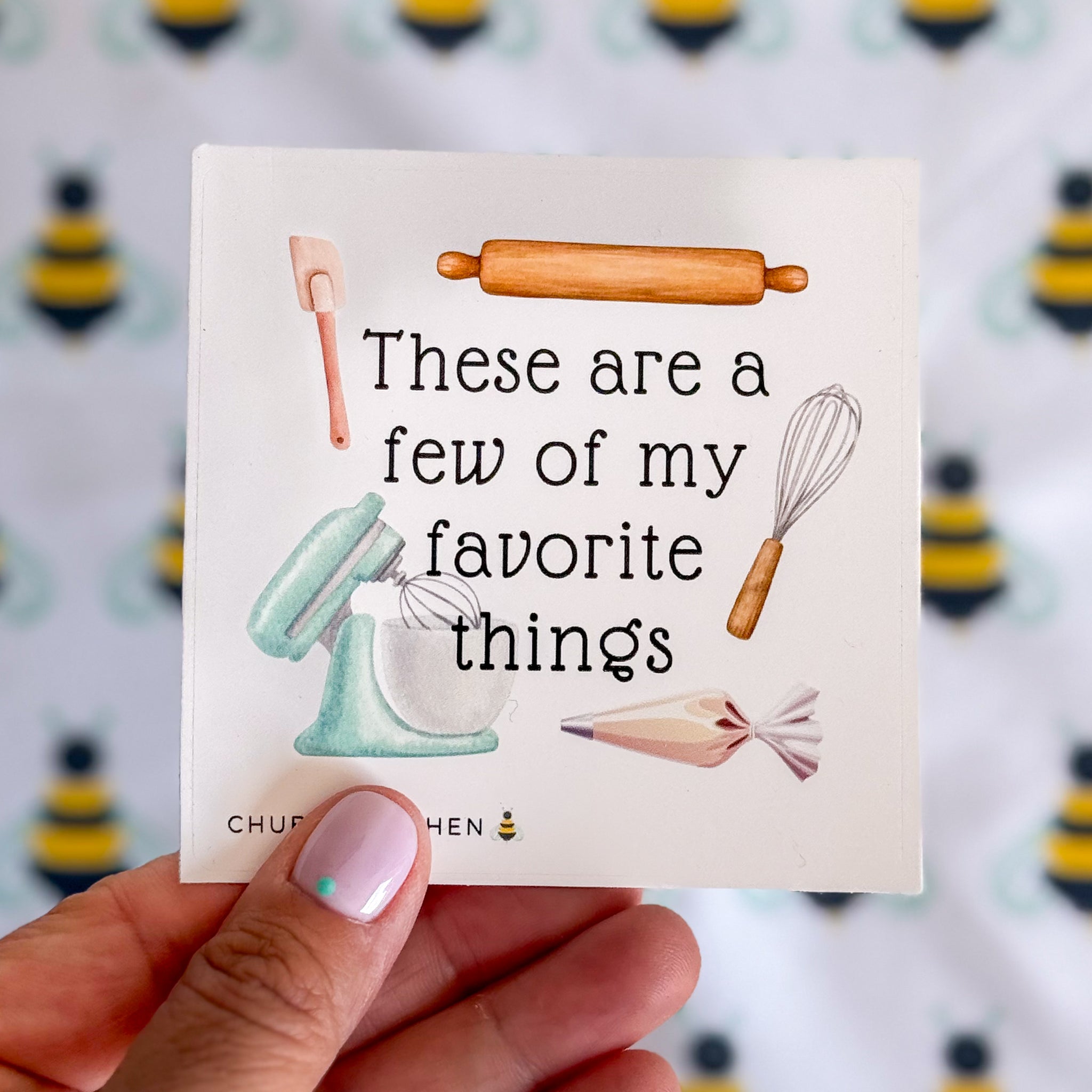 Favorite Things | Bubble-free Sticker
