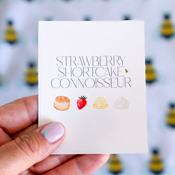 Strawberry Shortcake |Bubble-free Sticker